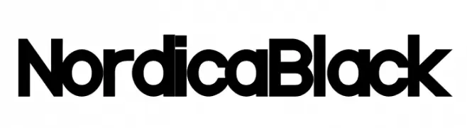 NordicaBlack  Fuentes Gratis Descargar