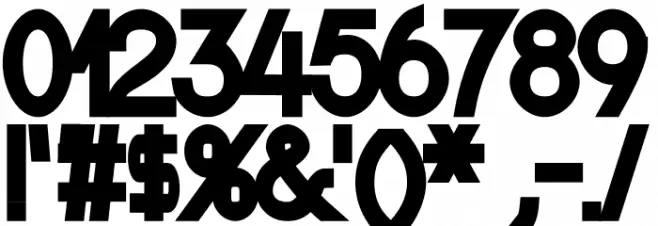 NordicaBlack Font OTHER CHARS