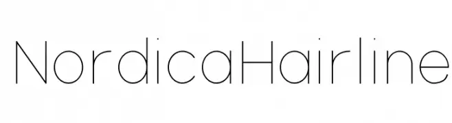 NordicaHairline  لخطوط تنزيل