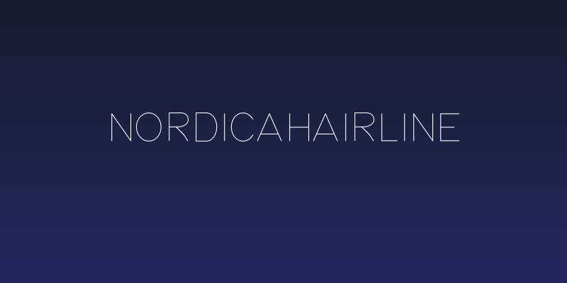 NordicaHairline Social Header