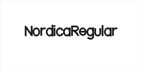 NordicaRegular Logo