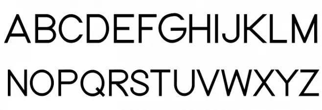 NordicaThin Polices MAJUSCULES