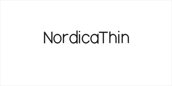 NordicaThin Logo
