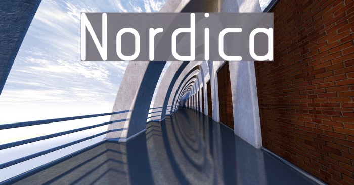 Nordica Font examples