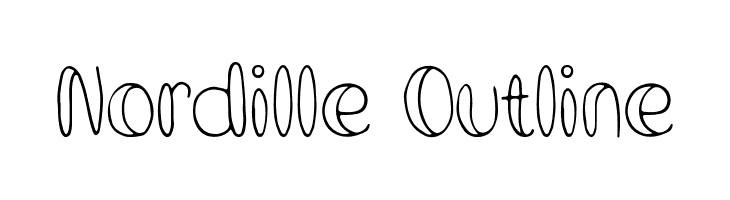 Nordille Outline  baixar fontes gratis