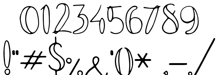 Nordille Outline Font OTHER CHARS