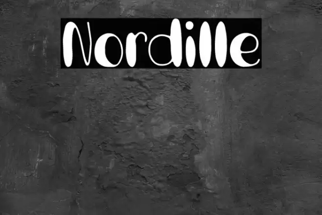 Nordille Font examples