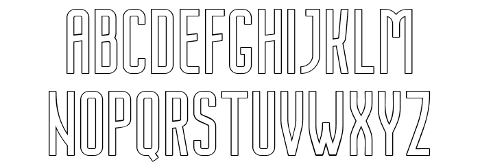 Nordin Free Outline Font OTHER CHARS