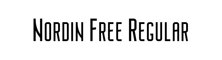 Nordin Free Regular  لخطوط تنزيل