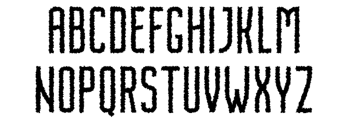 Nordin Free Rough Font OTHER CHARS