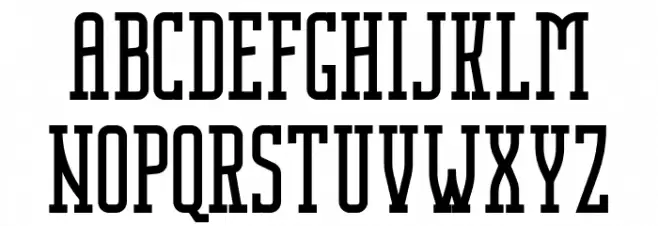 Nordin Slab Шрифта ВЕРХНИЙ
