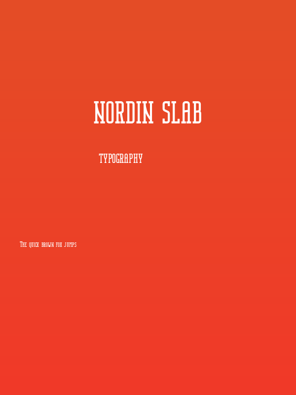 Nordin Slab Poster