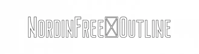 NordinFree-Outline  Fuentes Gratis Descargar