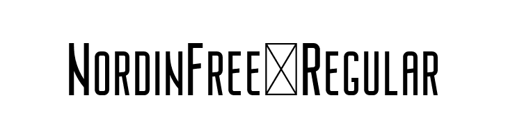 NordinFree-Regular  Descarca Fonturi Gratis