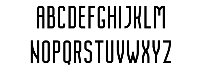 NordinFree-Regular Font LOWERCASE