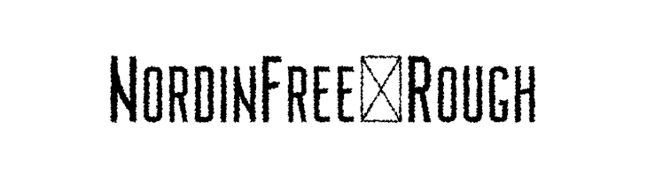 NordinFree-Rough  免费字体下载