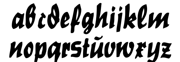 Nordland Font LOWERCASE