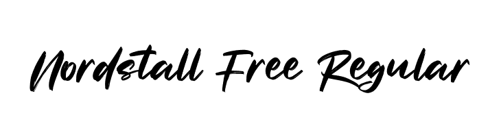 Nordstall Free Regular  フリーフォントのダウンロード