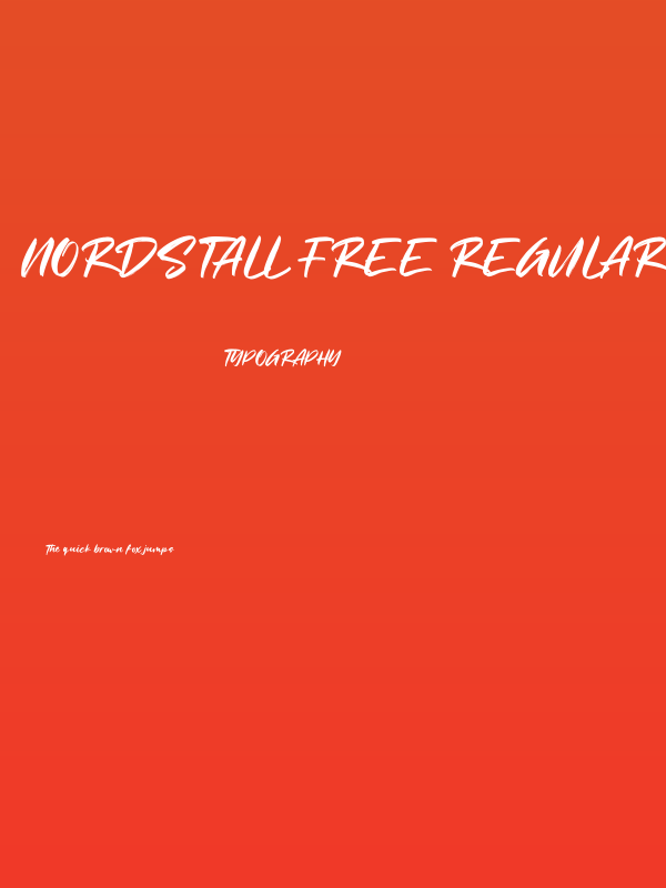 Nordstall Free Regular Poster