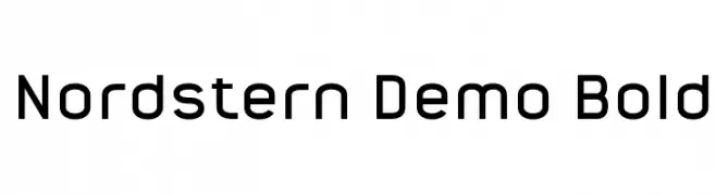 Nordstern Demo Bold  フリーフォントのダウンロード
