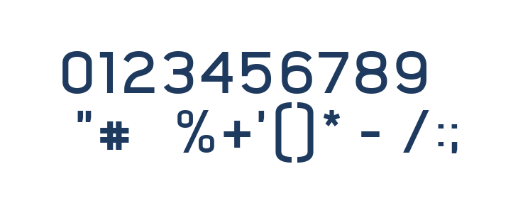 Nordstern Demo Bold Other Characters
