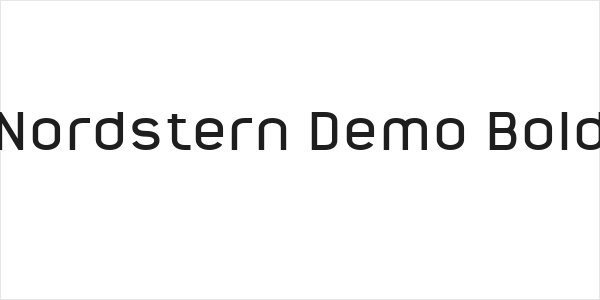 Nordstern Demo Bold Logo