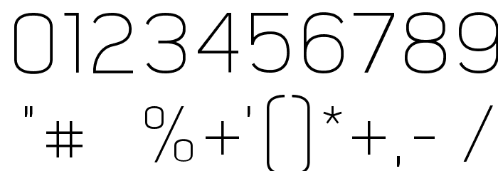 Nordstern Demo Light Font OTHER CHARS
