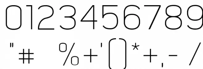 Nordstern Demo Light Font OTHER CHARS