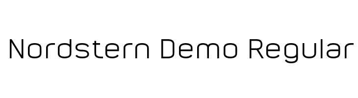 Nordstern Demo Regular  नि: शुल्क फ़ॉन्ट्स डाउनलोड