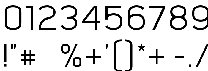Nordstern Demo Regular Font OTHER CHARS