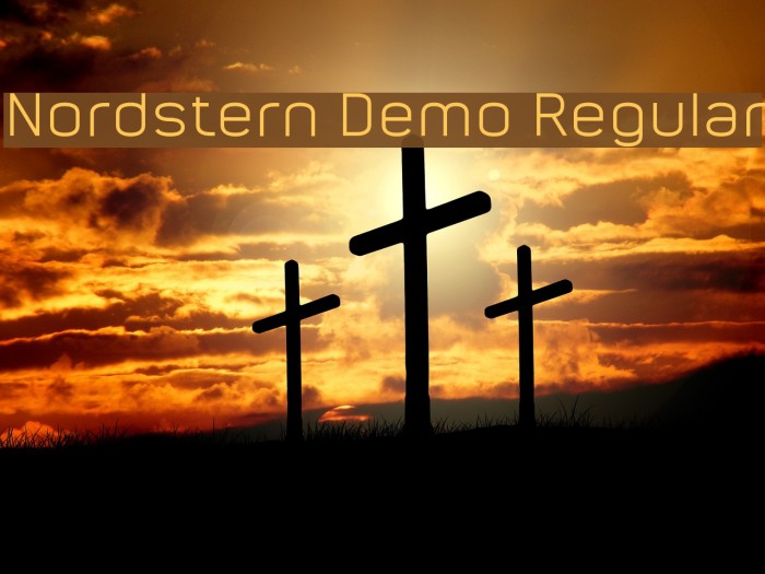 Nordstern Demo Regular Font examples