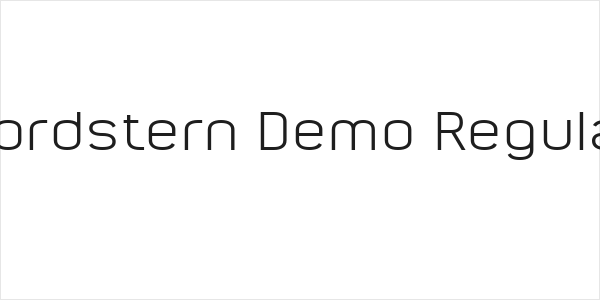 Nordstern Demo Regular Logo