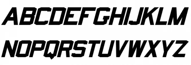 Norfolk Bold Italic 字体 大写