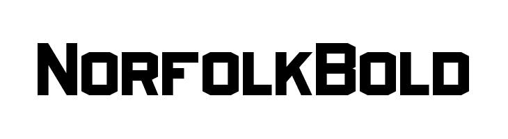 Norfolk Bold  Скачать бесплатные шрифты