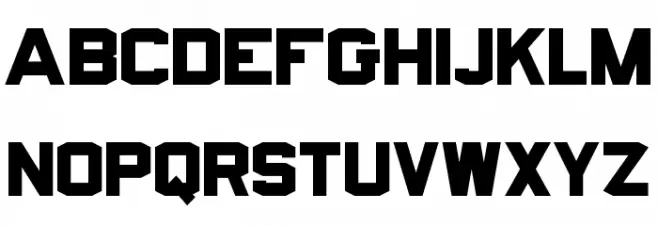 Norfolk Bold Font LOWERCASE