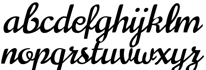Norican Regular Font LOWERCASE