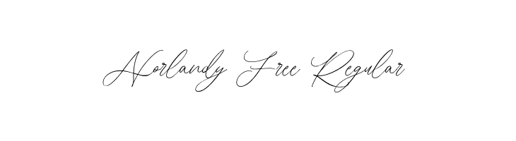 Norlandy Free Regular  font caratteri gratis