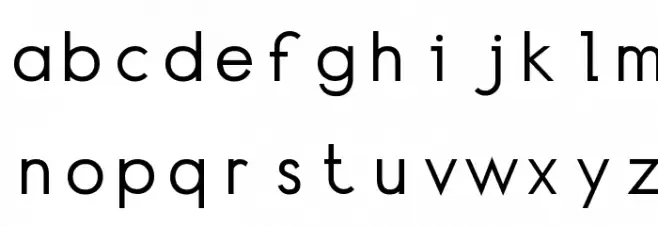 Normafixed Tryout 字体 小写
