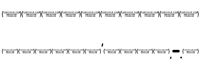 Normal Sometimes Regular Font OTHER CHARS