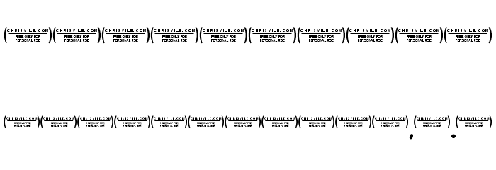 NormalSometimes-Regular Font OTHER CHARS