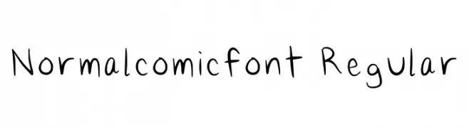 Normalcomicfont Regular  تنزيل الخطوط