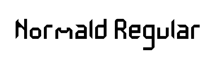 Normald Regular  Free Fonts Download