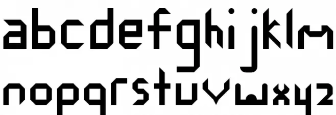 Normald v2 Regular Schriftart Kleinbuchstaben