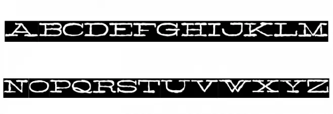Normale Black Personal Use Schriftart Groß
