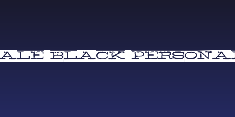 Normale Black Personal Use Social Header