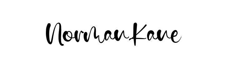 NormanKane  免费字体下载