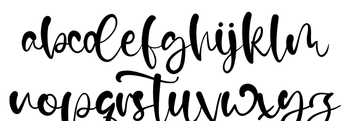 NormanKane Font LOWERCASE