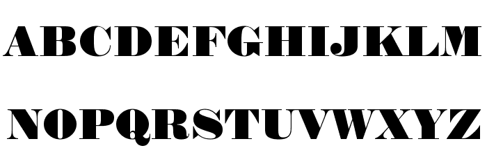 Normande BT Font UPPERCASE