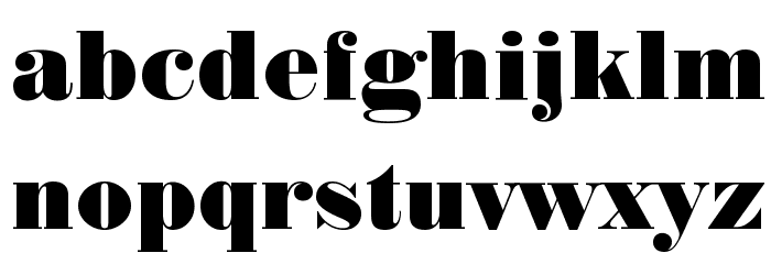 Normande BT Font LOWERCASE