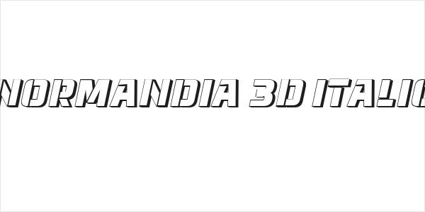 Normandia 3D Italic Logo